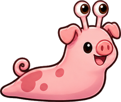 Piglet Pink slug skin
