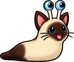 Siamese Cat slug skin